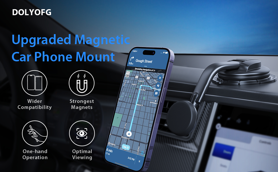 magnetic phone holder for car